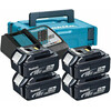 Makita 4 db BL1850 akku+1 db DC18RC töltő Makita