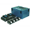 Makita 4xBL1840+DC18RD+MakPac2 akkumulátor és töltő szett Makita 4xBL1840+DC18RD+MakPac2 akkumulátor és töltő szett