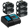 Makita BL1830 3,0 Ah akkumulátor (5db) + DC18RC töltő Makita BL1830 + DC18RC