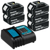 Makita BL1850B 5,0 Ah akkumulátor (5db) + DC18RC töltő Makita BL1850B + DC18RC