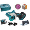 Makita DMC300RTJ 18V LXT BL AFT 76 mm akkus sarokcsiszoló 2 x 5,0 Ah Makita DMC300RTJ 18V LXT BL AFT 76 mm akkus sarokcsiszoló 2 x 5,0 Ah