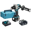 Makita DDF492RTJ akkus fúrócsavarozó tokmányos 18 V | 141 Nm | Szénkefementes | Akku és töltővel | MakPac-ban