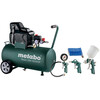 Metabo BASIC 250-50 W OF SET elektromos dugattyús kompresszor Metabo BASIC 250-50 W OF SET elektromos dugattyús kompresszor