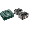 Metabo Basic-Set 2x4.0 Ah akkumulátor és töltő szett Metabo Basic-Set 2x4.0 Ah akkumulátor és töltő szett