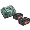 Metabo Basic-Set 2x5.2 Ah + ASC 145 akkumulátor és töltő szett Metabo Basic-Set 2x5.2 Ah + ASC 145 akkumulátor és töltő szett