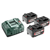 Metabo Basic-Set 3x5.2 Ah akkumulátor és töltő szett Metabo Basic-Set 3x5.2 Ah akkumulátor és töltő szett