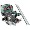 Metabo KS 18 LTX 57 BL akkus kézi körfűrész 18V | akku és töltő nélkül | FS 160 vezetősín | metaBOX 340 Metabo KS 18 LTX 57 BL akkus kézi körfűrész 18V | akku és töltő nélkül | FS 160 vezetősín | metaBOX 340
