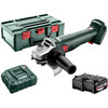 Metabo W 18 L 9-125 2 x 4Ah akkus sarokcsiszoló metaBOX-ban Metabo W 18 L 9-125 2 x 4Ah akkus sarokcsiszoló metaBOX-ban