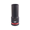 Milwaukee 1/2 inch 17 mm gépi hosszú dugókulcs Milwaukee 1/2 inch 17 mm gépi hosszú dugókulcs