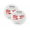 Milwaukee 190x24T/24T körfűrészlap 2 db Milwaukee 190x24T/24T körfűrészlap 2 db