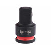 Milwaukee 3/8 inch - 1/2 inch gépi dugókulcs adapter Milwaukee 3/8 inch - 1/2 inch gépi dugókulcs adapter