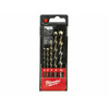 Milwaukee / 4, 5, 6, 8, 10 mm / ( 5 darabos) Műanyag dobozban kőzetfúró készlet Milwaukee / 4, 5, 6, 8, 10 mm / ( 5 darabos) Műanyag dobozban kőzetfúró készlet