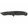 Milwaukee D2 acél fogazott élű fekete összecsukható kés