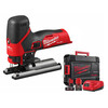 Milwaukee M12FJS-422X akkus dekopírfűrész 12 V | 70 mm | Szénkefementes | 1 x 2 Ah akku + töltő/1 x 4 Ah akku | Heavy Duty kofferben