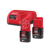 Milwaukee M12NRG-302 akkumulátor és töltő szett Milwaukee M12NRG-302 akkumulátor és töltő szett