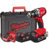 Milwaukee M18 BLDDRC-502C akkus fúrócsavarozó tokmányos 2 x M18 B5 + M12-18 C Milwaukee M18 BLDDRC-502C akkus fúrócsavarozó tokmányos 2 x M18 B5 + M12-18 C