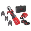 Milwaukee M18 BLHPT-202C U-SET akkus csőprés Standard | 18 V | 0 - 40 mm | 32 kN | Szénkefementes | 2 x 2 Ah akku + töltő | Kofferben