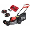 Milwaukee M18 F2LM46-802 akkus önjáró fűnyíró 18 V | 460 mm | 0 - 6,5 km/h | 1600 m² | Szénkefementes | 2 x 8 Ah akku + töltő Milwaukee M18 F2LM46-802 akkus önjáró fűnyíró 18 V | 460 mm | 0 - 6,5 km/h | 1600 m² | Szénkefementes | 2 x 8 Ah akku + töltő