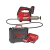 Milwaukee M18 GG-201C akkus zsírzópisztoly 18 V | 400 ml | 562 bar | Szénkefés | 1 x 2 Ah akku + töltő | Kofferben