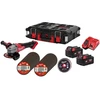 Milwaukee M18FSAG125XB100P-502P akkus sarokcsiszoló 18 V | 125 mm | 8500 RPM | Szénkefementes | 2 x 5 Ah akku + töltő | Heavy Duty kofferben