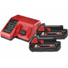 Milwaukee M18NRG-202 akkumulátor és töltő szett Milwaukee M18NRG-202 akkumulátor és töltő szett