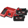 Milwaukee M18NRG-402 akkumulátor és töltő szett Milwaukee M18NRG-402 akkumulátor és töltő szett