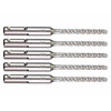 Milwaukee MX4 6x165 mm SDS-Plus négyélű fúrószár 5 db Milwaukee MX4 6x165 mm SDS-Plus négyélű fúrószár 5 db