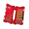 Milwaukee Red Hex - Shockwave hSS-G-TIN fúrószár készlet HSS-G TiN 10 db Milwaukee Red Hex - Shockwave hSS-G-TIN fúrószár készlet HSS-G TiN 10 db