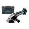 Metabo W 18 L BL 9-125 akkus sarokcsiszoló kofferben Metabo W 18 L BL 9-125 akkus sarokcsiszoló kofferben
