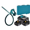 Makita DVR450RTE akkus betontömörítő 18 V | 1,2 m | 25 mm | Szénkefés | 2 x 5 Ah akku + töltő | Kofferben