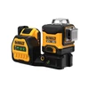 DeWalt DCE089D1G18-QW Zöld vonallézer Hatósugár jelfogóval: 0 - 50 m | 1 x 2 Ah akku + töltő | TSTAK kofferben