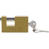 RECTANGULAR BRASS PADLOCK 65MM Kép: RECTANGULAR BRASS PADLOCK 65MM.webp