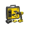 Stanley SFMCD700C2S-QW akkus fúrócsavarozó tokmányos 20V MAX, 13 mm, 2 x 1.5 Ah