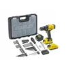 Stanley SFMCD714D2A-QW akkus fúrócsavarozó tokmányos V20, 2 x 2.0 Ah