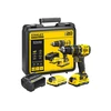 Stanley SFMCK461D2T-QW akkus gép szett V20, 2 x 2.0 Ah Stanley SFMCK461D2T-QW akkus gép szett V20, 2 x 2.0 Ah