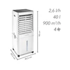 Trotec PAE 61 Aircooler párologtató léghűtő Trotec PAE 61 Aircooler párologtató léghűtő