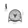Trotec TVM 20 D elektromos ventilátor 50cm