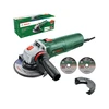 Bosch UniversalGrind 850-125 elektromos sarokcsiszoló + 2 db vágótárcsa + 1 db csiszolót.