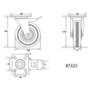 Kép: Vorel ipari kerek 100 mm 60 kg_1.webp