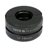 Kép: Yato prespofa U 18 mm.webp