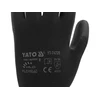 Kép: Yato vedokesztyu fekete nylon 9-es.webp