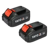 Yato YT-82828 polizor drept cu acumulator 18 V 125 mm 2 x 3 Ah acumulator incarcator Kép: Yato YT-82828 polizor drept cu acumulator 18 V 125 mm 2 x 3 Ah acumulator incarcator.webp