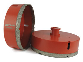 Diatech 120 mm M14 gyémántfúrókorona sarokcsiszolóra Diatech 120 mm M14 gyémántfúrókorona sarokcsiszolóra
