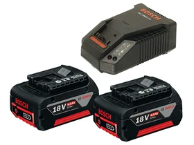 Bosch 2 x GBA 18V 4 Ah + AL 1860 CV akkumulátor és töltő szett