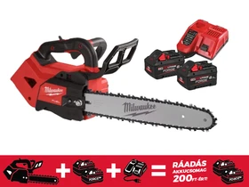 Milwaukee M18FTHCHS35-802 akkus láncfűrész 18 V | 350 mm | Szénkefementes | 2 x 8 Ah akku + töltő Milwaukee M18FTHCHS35-802 akkus láncfűrész 18 V | 350 mm | Szénkefementes | 2 x 8 Ah akku + töltő