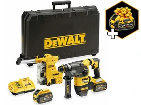 DeWalt DCH335X2-QW akkus fúró-vésőkalapács 54 V | 3,5 J | Betonban 30 mm | 5,1 kg | Szénkefementes | 2 x 9 Ah akku + töltő | TSTAK kofferben