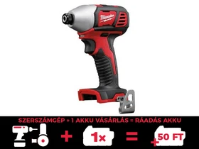Milwaukee M18BID-0 akkus ütvecsavarozó bitbefogással 18 V | 180 Nm | 1/4 bit | Szénkefés | Akku és töltõ nélkül | Kartondobozban