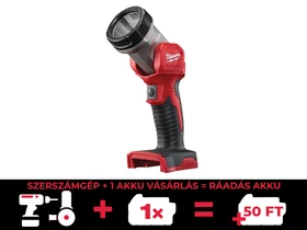 Milwaukee M18 TLED-0 akkus kézi led lámpa 18 V | 120 lumen | Akku és töltő nélkül | Kartondobozban