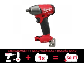 Milwaukee M18 ONEIWF12-0 akkus ütvecsavarozó 18 V | 40 Nm/120 Nm/220 Nm/300 Nm | 1/2 inch | Szénkefementes | Akku és töltõ nélkül | Kartondobozban