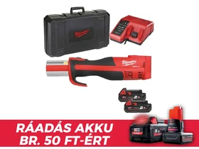 Milwaukee M18 BLHPT-202C akkus csőprés Standard | 18 V | 0 - 110 mm | 32 kN | Szénkefementes | 2 x 2 Ah akku + töltő | Kofferben